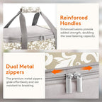 Lifewit Insulated Double Decker Casserole Carrier, Expandable Lasagna Lugger - Image 7