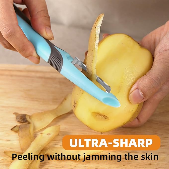 Trez Treamer Vegetable Peelers for Kitchen, Ultra-thin Peeling - Image 3