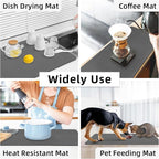 LOPNUR Kitchen Dish Drying Mat, 31.5"x17" Extra Large Dish Drying Mats - Image 7