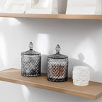 rejomiik Qtip Holder Glass Apothecary Jars - Image 4