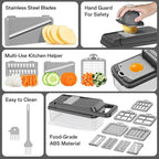 HomeHacks Vegetable Chopper Vegetable Cutter, 15 in 1 Kitchen Gadget, Onion - Image 5