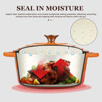 Overmont Enameled Cast Iron Dutch Oven - 7QT Pot - Heavy-Duty Cookware - Image 2