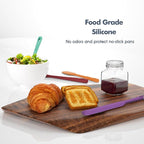 ChefAide 5 Pieces Silicone Spatula Set, Food Grade Rubber Spatula, Upgrade - Image 6