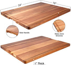 24"x18" XXL Extra Large Acacia Wood Cutting Boards - Image 4