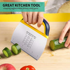 YGDZ Dough Scraper 2 PCS, Stainless Steel Bench Scraper - Image 4