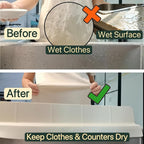 Sink Splash Guard | Tall Wall Splatter Screen | Keeps Clothes & Countertops Dry - Image 3