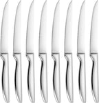 Steak Knife Set of 8, Serrated Steak Knife, Kitchen Steak Knives, Steak Knives by SuperCook