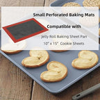 Perforated Silicone Baking Mat for Jelly Roll Pan, Non-Stick Eclair Baking Mat - Image 8