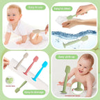 Baby Diaper Cream Spatula 3 Pack Diaper Spatulas Soft Silicone Diaper Cream - Image 4