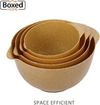 BoxedHome Dressing Bowl Set Red Pine Fiber Salad Bowls Non-Slip Stackable - Image 6