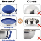 Rorence Mixing Bowls Set: Stainless Steel Non-Slip Bowls - Image 5