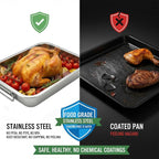 Stainless Steel Roasting Pan - Image 2
