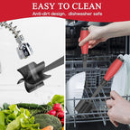 Meat Chopper, 5 Curve Blades Ground Beef Masher, Heat Resistant Meat Masher Tool - Image 5