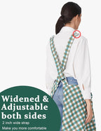 Cozy Adjustable Cross Back Aprons - Image 4