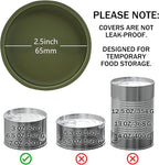 OHMO 2 Pack Cat Food Can Lids, Small Size Silicone Pet Food Can Lids Covers - Image 2