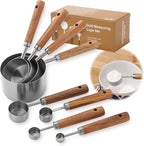 Measuring Cups and Spoons Set, Premium Stainless Steel Measuring Cups and by Unknown
