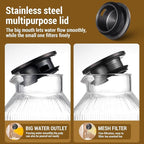 1 Gallon Square Glass Pitcher - Image 5
