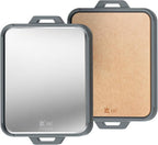 GUANCI Pure Titanium Cutting Board, Double Sided Cutting Board by GUANCI