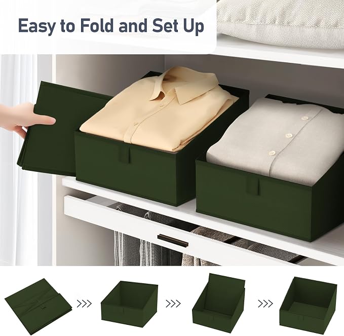 DIMJ Closet Storage Bins 8 Pack - Image 5