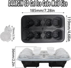 3D Cat Ice Cube Mold, Slow-Melting & BPA-Free Silicone Cat Shapes Ice Cube Tray - Image 4