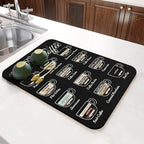 Fun Coffee Mat 23inx15in, Coffee Bar Mat - Image 4