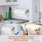 Magnetic Paper Towel Holders Heavy Duty Steel Brushed Holder - Image 3