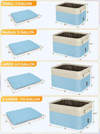 BALEINE 4 Pack Fabric Closet Storage Bins - Image 2