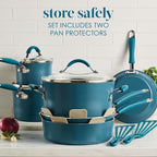 Rachael Ray Cucina Ceramic Cookware Set - Image 6