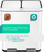 Home Zone Living 16 Gallon Kitchen Trash Can - Image 3