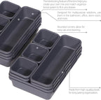TENABORT 42 Pack Interlocking Desk Drawer Organizer Tray Dividers Plastic - Image 3