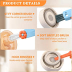 Vanjua 3 in 1 Cup Lid Gap Cleaning Brush Set, Cup Lid Gap Cleaner, Home Kitchen - Image 4