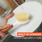 Full Circle Double Dish Brush Set – Durable Scrub Brushes - Image 6