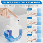 2Pack Automatic Soap Dispenser Touchless, Rechargeable Foaming Soap Dispenser - Image 4