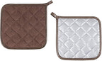 Joyhalo 4 Pack Pot Holders for Kitchen, Cotton Oven Holder - Image 2
