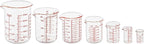 Ackers 7-Piece Glass Measuring Cup Set, Borosilicate Beaker Style Nesting - Image 9