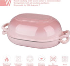 VORRINGARD Enameled Cast Iron Sourdough Bread Oven, Dutch Oven, Loaf Cast Iron - Image 3