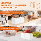 1PACK Paper Towel Holder, Countertop Paper Towel Dispenser Bathroom Paper Hand - Image 7