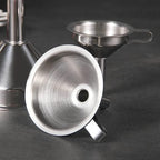 Small Funnels for Filling Bottles, Stainless Steel Small Kitchen Funnel Set of 3 - Image 7