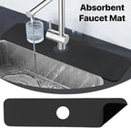 Bloss Black Dish Drying Mat + Faucet Mat - Image 3