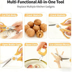 Kitchen Shears Scissors Food Scissors, 8-in-1 Multifunction Japanese Stainless - Image 5