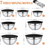 21PCS Mixing Bowls with Lids Set - Image 2