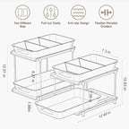 Sevenblue Under Sink Organizer, Bathroom Organizers and Storage, 2 Tier - Image 6