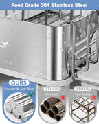 Dish Drying Rack, 304 Stainless Steel Expandable Dish Rack - Image 3