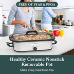 MAGNIFIQUE 4 Quart Casserole Slow Cooker - Image 3