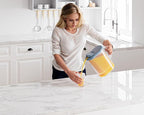 Tribello Pitcher with Lid 1 Gallon, Slim Clear Plastic Water Pitcher with - Image 4