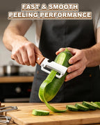 2 Pack Multi-Functional Stainless Steel Thickened Fruit Peeler Knife - Image 4