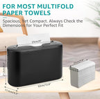 Multifold Paper Towel Dispenser Countertop, Commercial Hand Towel Dispenser - Image 2