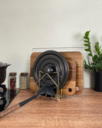 2 Pack Pot Lid Organizer Cutting Board Holder Inside Cabinet 304 Stainless - Image 9