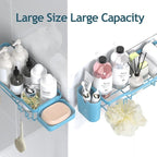 NESOMI Shower Caddy Adhesive Shower Organizer 8-Pack, Rustproof Stainless Steel - Image 9