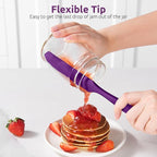 U-Taste Skinny Silicone Jar Spatula: 600ºF Heat-Resistant Food-Grade 10in Long - Image 7